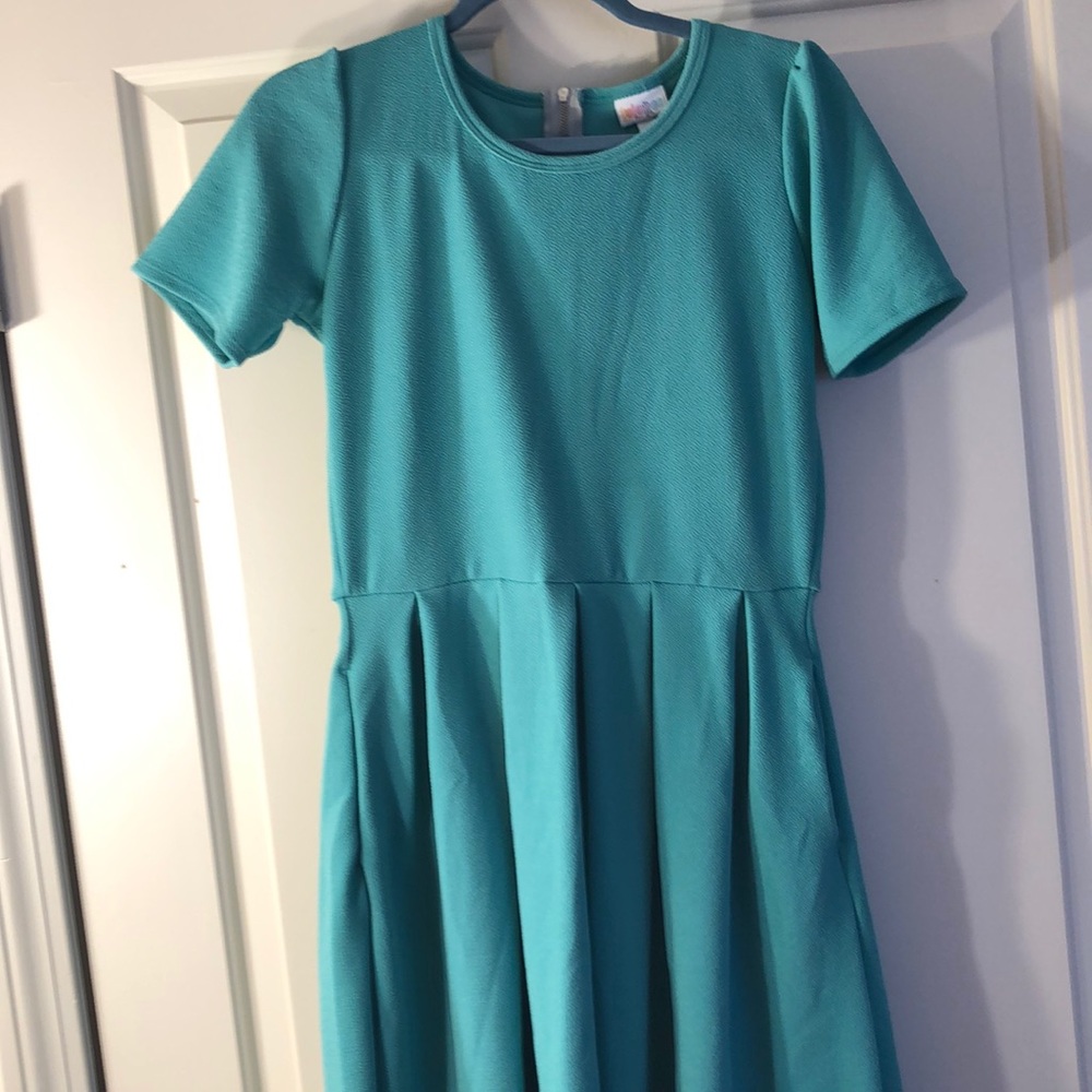 Lularoe teal green like new Amelia